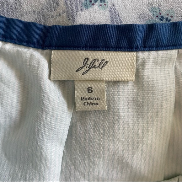 J Jill Floral Silk Skirt - Picture 8 of 8